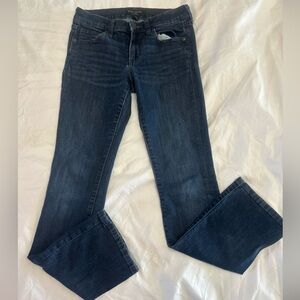 Banana Republic BlUE DENIM Slim BOOTCUT Jeans Women’s Size 26/2P STRETCH.
